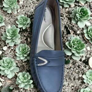 Achievers - Ladies Comfort Round-Toe Bit Loafers - upanah.com - buy - online - comfort - ladies-women-blue-sandals-formal