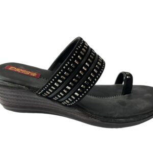 Family-footwear-upanah.com-buy-online-heel-party-sandals-fashionable-sparkle-shiny-comfort-shoes-ladies-footwears-fancy-heel-sober-simple-dailywear-black-2