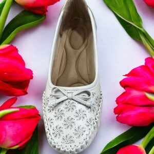 Buy-online-Ladies-loafers-shoes-comfort-formals-Bellies-upanah.com-achievers-bellies-shoes-white--flat-party