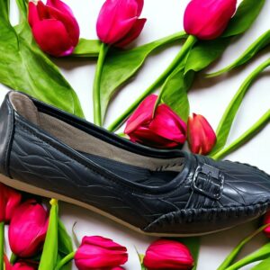 Buy-online-Ladies-loafers-shoes-comfort-formals-Bellies-upanah.com-achievers-bellies-shoes-black--flat-party