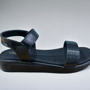 Achievers-footwears-sandals-ladies-buy-online-upanah.com-flat-black-fancy-formal